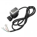 7/8 Inch Electric Bike Handlebar Speed Battery Indicator Thumb Scooter Throttle With Self Lock