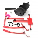 Adjustable Kart Seat Holder Stand For 6.5inch 8inch 10inch Go-Kart Balance Scooter Red