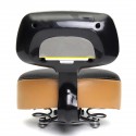 Black Electric Vehicle Bike Scooter Saddle With Back Seat Safety Universal