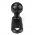 Black Mounts 2.25inch x 0.87inch Motorcycle Base With 11mm Hole and 1inch Ball
