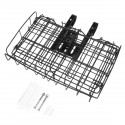 Foldable Metal Wire Basket Front Bag Rear Hanging Basket For Mountain Bike Electric Folding Bicycle Scooter