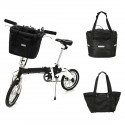 Folding Front Basket Waterproof Handlebar Box Pet Carrier Frame Bag For Electirc Scooter Bicycle Bike