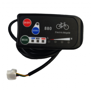 LED880 36V 48V Electric Bicycle Display Meater E bike Controller Scooter Panel Parts