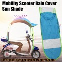 Mobility Scooter Sun Rain Wind Cover Electric Car Prevent Umbrella 2.8*0.8*0.75M Blue