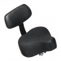 Scooter Seat Cushion Comfort Gel Rear Tricycle Electric Vehicle Bike Saddle w/ Back Rest Support