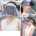 Sun Visor Women Hat Outdoor Sports Sun Protection Electric Scooter Riding Beach Visor Cap