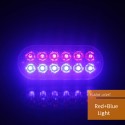 12LED Amber Car Emergency Flashing Light vehicle Strobe Flash Warning Lamp 6500K 12/24V 36W 18 Kind Flashing Model