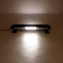 12V 144W 42 LED Amber Double Side Traffic Advisor Strobe Flash Light Bar Emergency Light Magnetic Universal