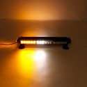 12V 144W 42 LED Amber Double Side Traffic Advisor Strobe Flash Light Bar Emergency Light Magnetic Universal