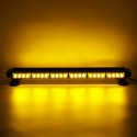 12V 28inch 54LED Car Roof Double Side Emergency Strobe Flash Light Lamp Bar Amber For Car Truck Boat