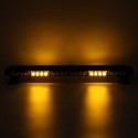 12V 28inch 54LED Car Roof Double Side Emergency Strobe Flash Light Lamp Bar Amber For Car Truck Boat