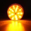 12W 15 LED Car Warning Flash Lamp Emergency Vehicle Strobe Rotating Beacon Lights Yellow