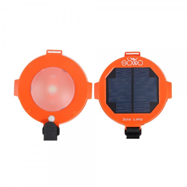 1W SMD LED Outdoor IP65 Waterproof Solar Work Light Camping Emergency Lantern Floodlight Flashlight with Magic Tape