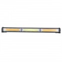 45cm 3 Section Single-sided Car Flashing Led Light COB Engineering Vehicle Warning Ceiling Bar Light