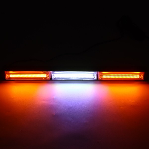 45cm 3 Section Single-sided Car Flashing Led Light COB Engineering Vehicle Warning Ceiling Bar Light