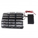 54 LED Emergency Car Truck Strobe Flash Safety Light Bars Warning Deck Dash