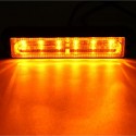 6 LED Car Trailer Boat Emergency Light Bar Hazard Flashing Strobe Warning Lamp