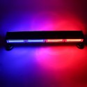72W LED Strobe Light Bar Double Side Warning Strobe Car Hazard Light Emergency Beacon Flashing Lamp Red&Blue