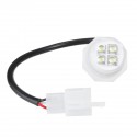 8 LED Bulbs Car Emergency Warning Strobe Light Kit 160W 12V Amber White Bulbs Universal