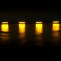 Amber LED Car Roof Emergency Warning Strobe Light Bar 17 Flash Modes Waterproof 12V-24V Truck Lorry Tractor Forklift