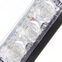 LED Car Grille Strobe Light Mini Police Emergency Warning Signal Flash Lamp 18W 12V Amber 4PCS