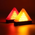 Universal Rechargeable LED Car Triangle Warning Strobe Lights Red/Yellow with Tripod Emergency Security Flash