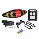 Wireless Remote Control Bicycle Turn Signal Lights Bike Tail Flashing Warning Lamp