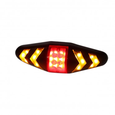 Wireless Remote Control Bicycle Turn Signal Lights Bike Tail Flashing Warning Lamp