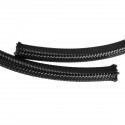 1 Meter AN-6 8mm 5/16inch Nylon Braided Fuel Hose Line Black