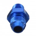 Male AN8 To 3/8inch NPT Thread Aluminum Straight Fuel Oil Hose Fitting Adapter Blue