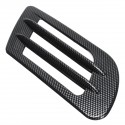 2Pcs Universal Car Bonnet Engine Cover Carbon Fiber Air Intake Flow Side Fender Vent Hood Scoop Sticker