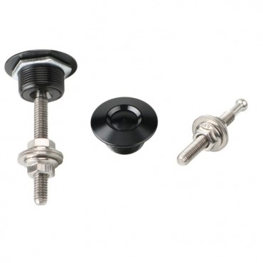 30MM Universal Car Mini Engine Hood Lock Modified Button Silver/Black