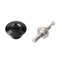 30MM Universal Car Mini Engine Hood Lock Modified Button Silver/Black