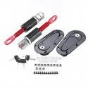 Universal Car Hood Pin Engine Bonnet Latch Lock Kit Refitting With Keys Hood Lock Hood Mount Car Safety Protection