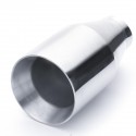 2.25inch Inlet 4inch Outlet 7inch Dual Wall Stainless Steel Exhaust Muffler Pipe Tip