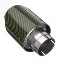 2.5 Inch 63mm Universal Car Auto Carbon Fiber Muffler Exhaust Pipe Tail End Tip
