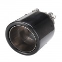2Inch Exhaust Tip Pipe Out Muffler Tip Universal Glossy Carbon Fiber 63mm-89mm