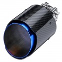 54MM Inlet 101MM Outlet Car Carbon Fiber Stainless Steel Car Rear Exhaust Tip Pipe Muffler Adapter Reducer Connector
