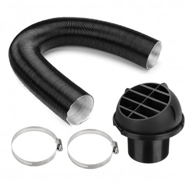 60mm Heater Duct Pipe Air Outlet Vent Hose Clip For Diesel Heater