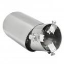 62mm Universal Rear Round Stainless Steel Auto Exhaust Tailpipe Muffler End Trim