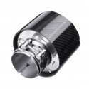 63MM Inlet 114MM Outlet Car Carbon Fiber Stainless Steel Car Rear Exhaust Tip Pipe Muffler Adapter Reducer Connector