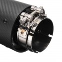 66mm-93mm Matt Carbon Fiber Rear Exhaust Tips Steel Muffler Pipes For BMW M Series