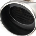 Car Rear Exhaust Pipe Trim Tip Muffler Stainless Steel Chrome For Honda Civic 12-14