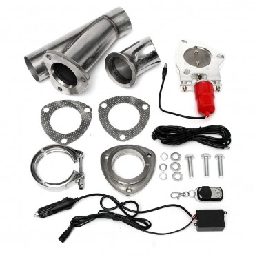 Electric Exhaust Valves Catback Downpipe Systems Kit Remote Intelligent E-Cut Muffler