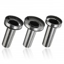 Insert Round Removable Tip Silencer For 3.5 4 4.5 inch Tip Stainless Exhaust Muffler
