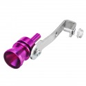 Purple Aluminum Turbo Sound Whistle Exhaust Muffler Simulator Pipe Blow-Off Valve S/M/L/XL