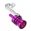 Purple Aluminum Turbo Sound Whistle Exhaust Muffler Simulator Pipe Blow-Off Valve S/M/L/XL