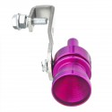 Purple Aluminum Turbo Sound Whistle Exhaust Muffler Simulator Pipe Blow-Off Valve S/M/L/XL