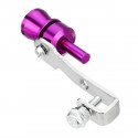 Purple Aluminum Turbo Sound Whistle Exhaust Muffler Simulator Pipe Blow-Off Valve S/M/L/XL