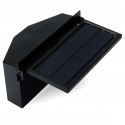 Solar Power Car Exhaust Fan Double Air Outlet Window Cooling Cooler Rechargeable Ventilation Black